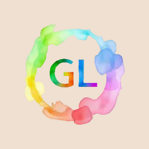 Logo with mint green background